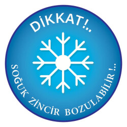 Soğuk zincir Etiketi - 1